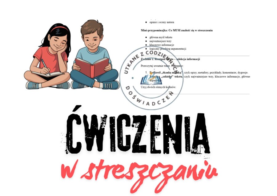 Jak streszczać teksty? Analiza i ćwiczenia na podstawie artykułu o emocjach czytelnika