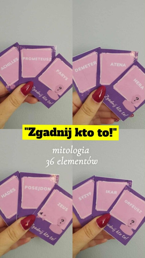 "Zgadnij kto to! - mitologia" - szkoła podstawowa i ponadpodstawowa