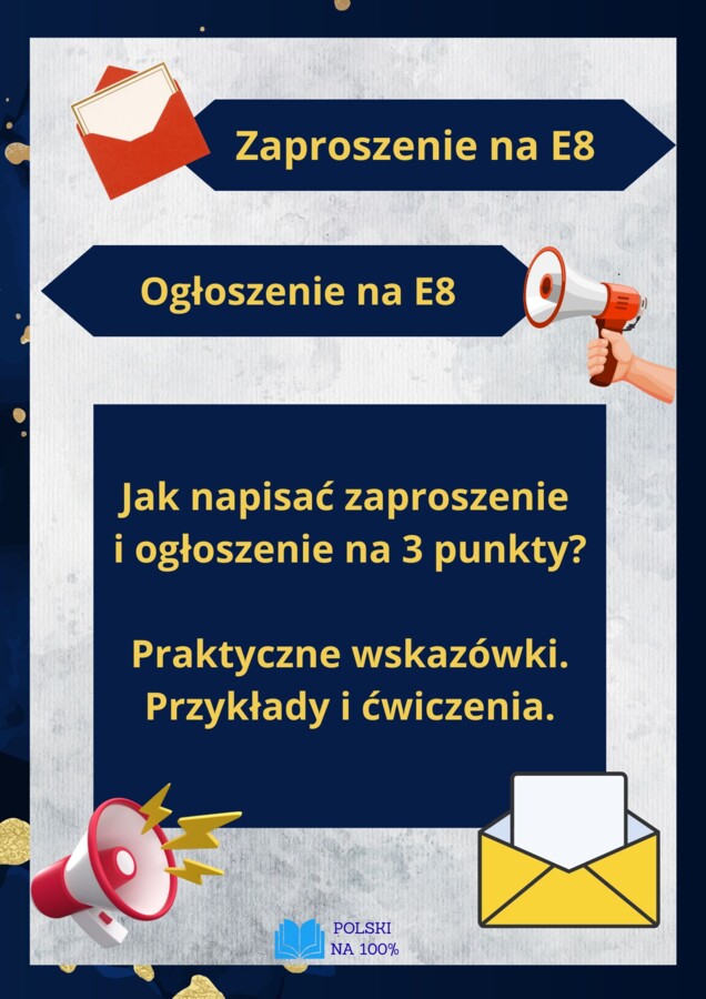 Zaproszenie i ogłoszenie na E8