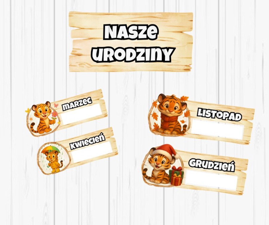URODZINY - Grupa Tygryski