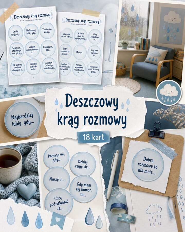 Deszczowy krąg rozmowy