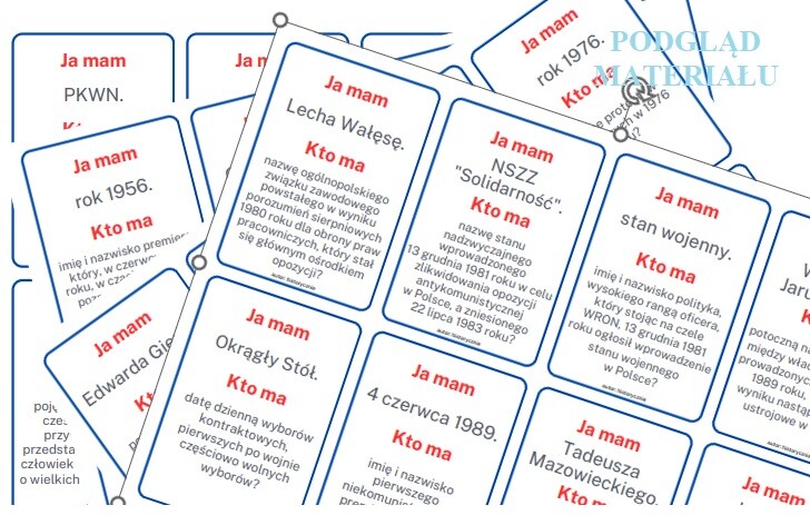 PRL - zadania bieżące i powtórzeniowe