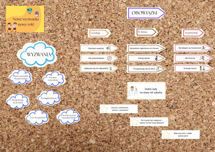 Gazetka na nowy rok szkolny