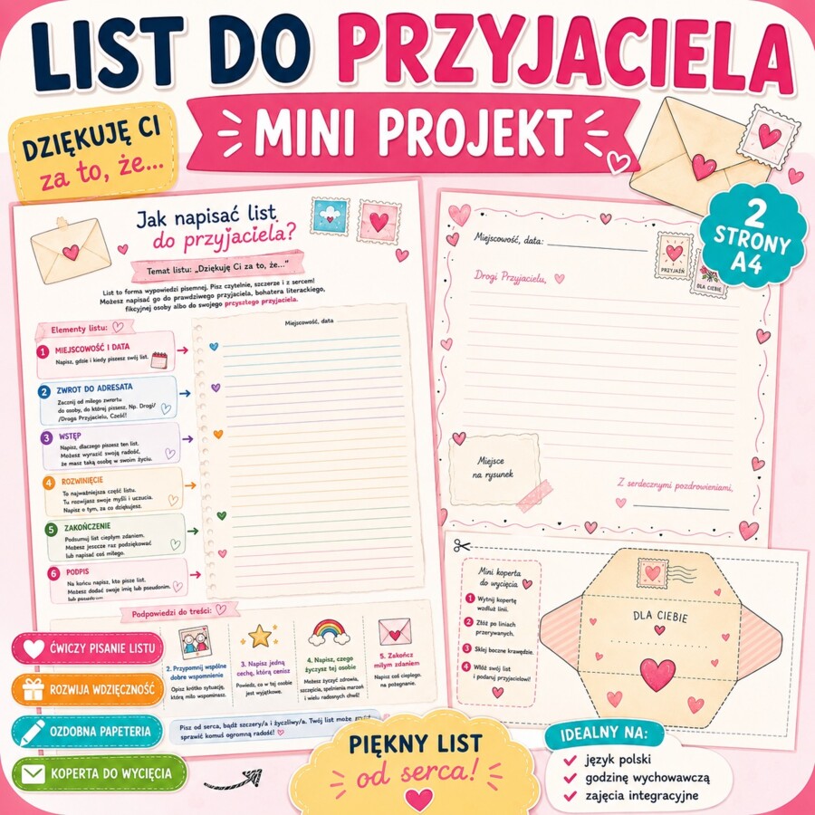 List do przyjaciela