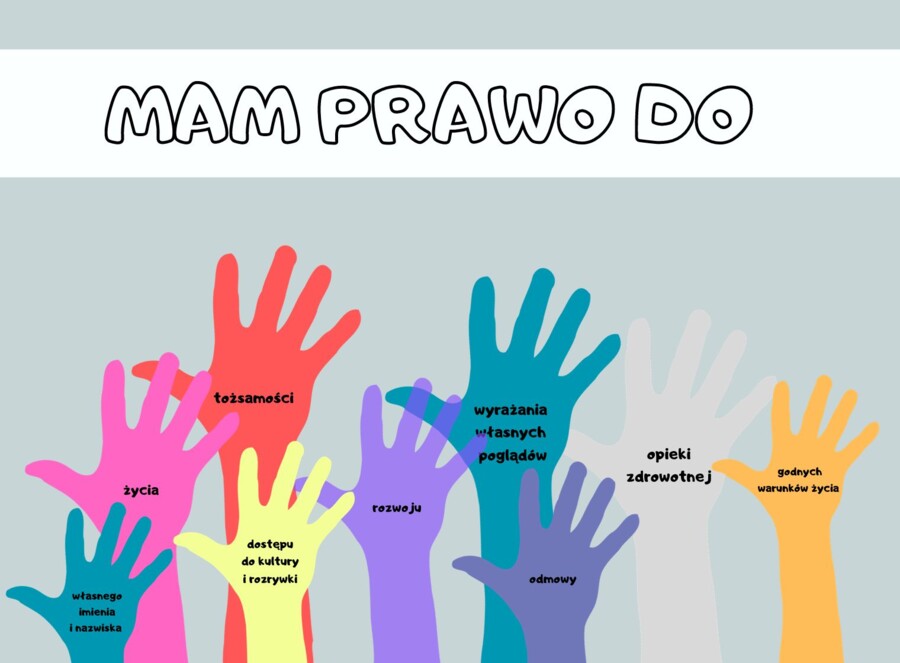 Mam prawo do - pakiet na Dzień Praw Dziecka lub jako dekoracja sali