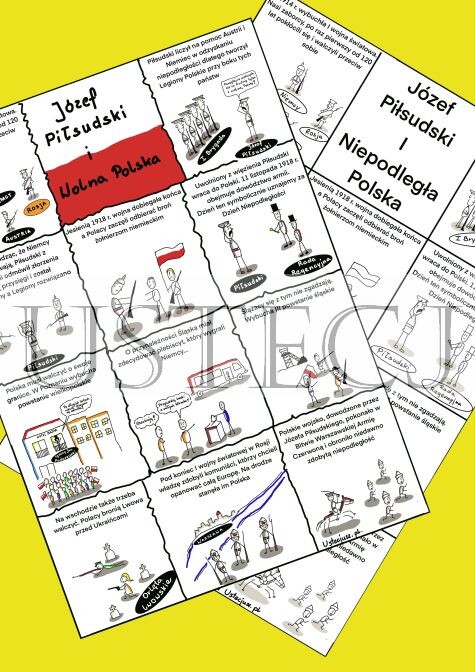 Józef Piłsudski i niepodległa Polska - komiks