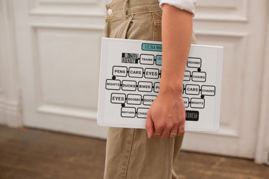 LICZBA MNOGA 01 - gra planszowa (wersja po angielsku)