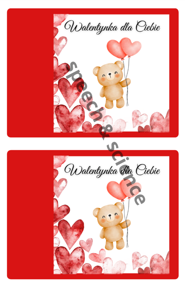 Karteczki upominkowi-walentynkowe | ŻŁOBEK PRZEDSZKOLE SZKOŁA