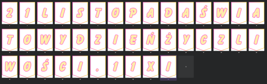 Światowy dzień życzliwości - girlanda 2