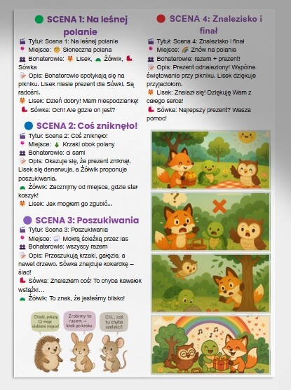 Teatrzyk domowy z pacynkami