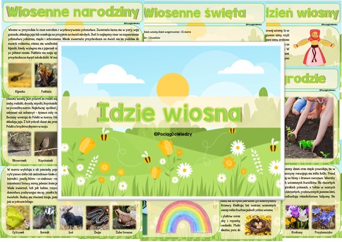 Idzie Wiosna - Prezentacja multimedialna