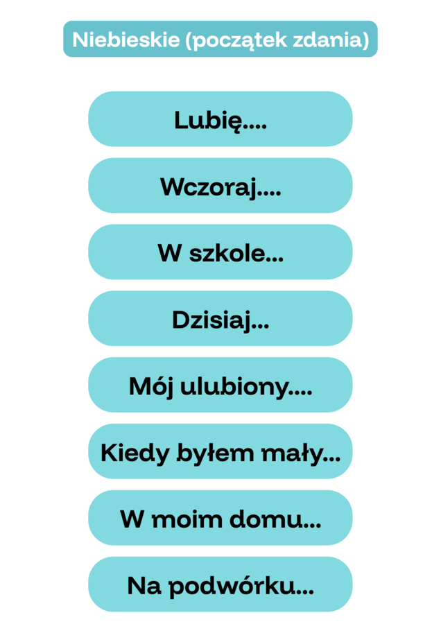Gra językowa "Klocki słów i zdań"