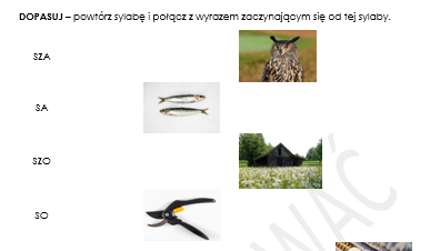 Różnicowanie [s:sz] w nagłosie