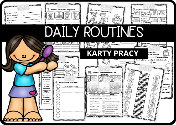 DAILY ROUTINES - KARTY PRACY