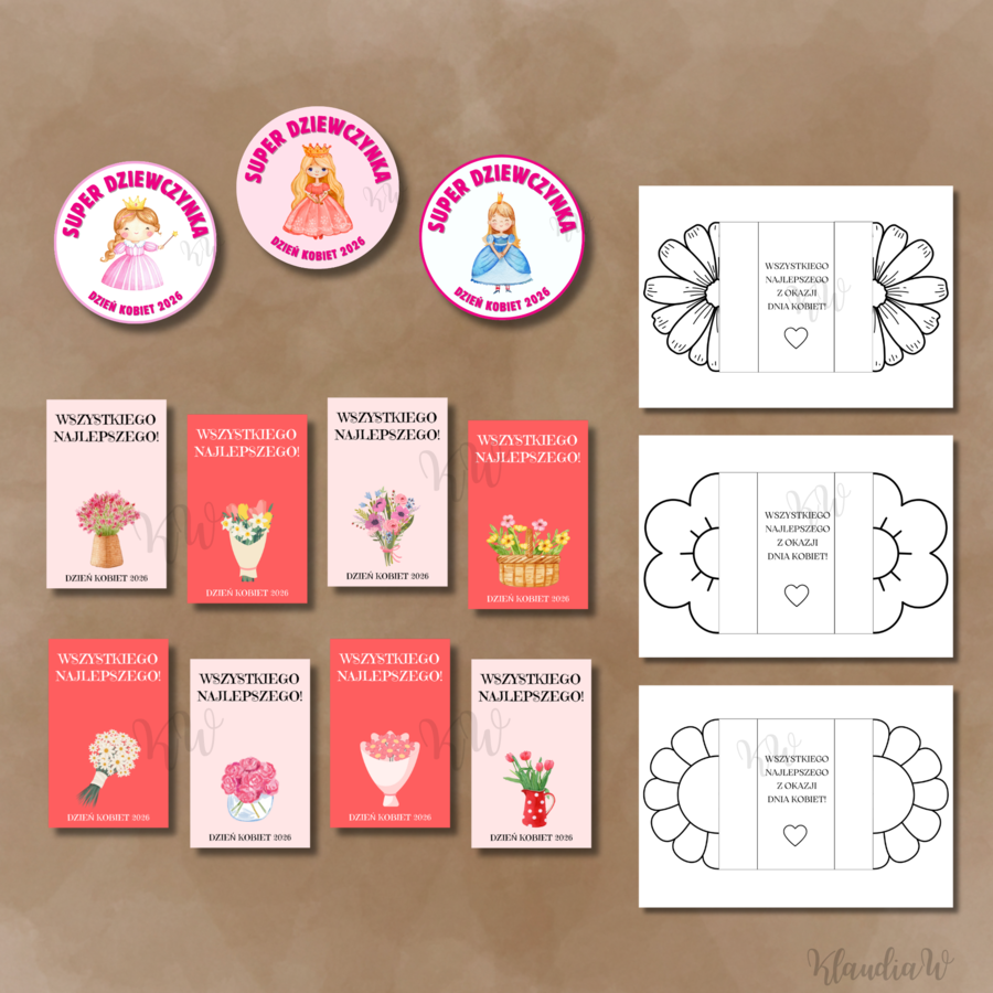Dzień Kobiet – zestaw materiałów PDF