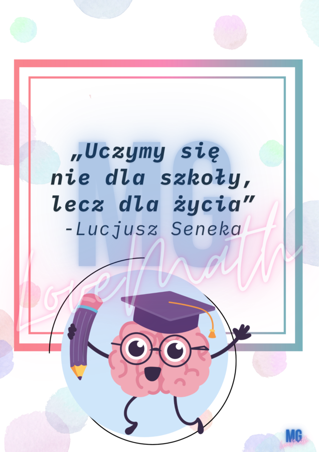 "Złote myśli - cytaty motywacyjne o nauce i szkole" - gazetka motywacyjna