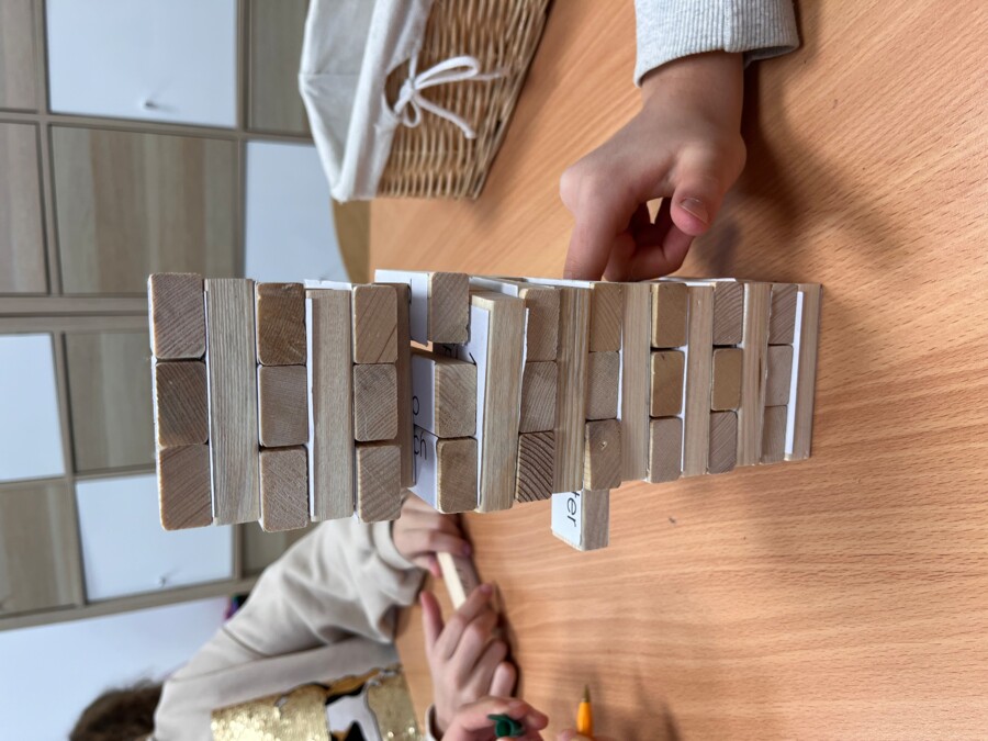 Ortografia klocki różne trudności