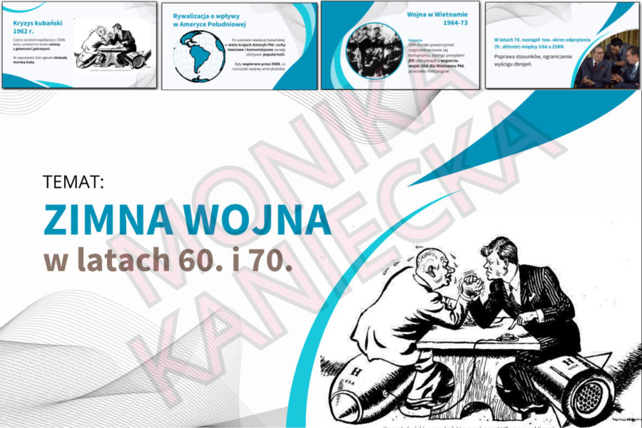 Zimna wojna w latach 60. i 70. - prezentacja historia LO (poziom rozszerzony)