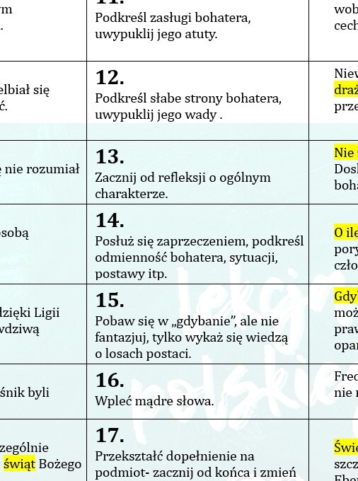 WSKOCZ NA WYŻSZY POZIOM. ĆWICZENIE DLA UCZNIÓW KLAS 7-8 pozwalające wzbogacać i doskonalić język wypowiedzi