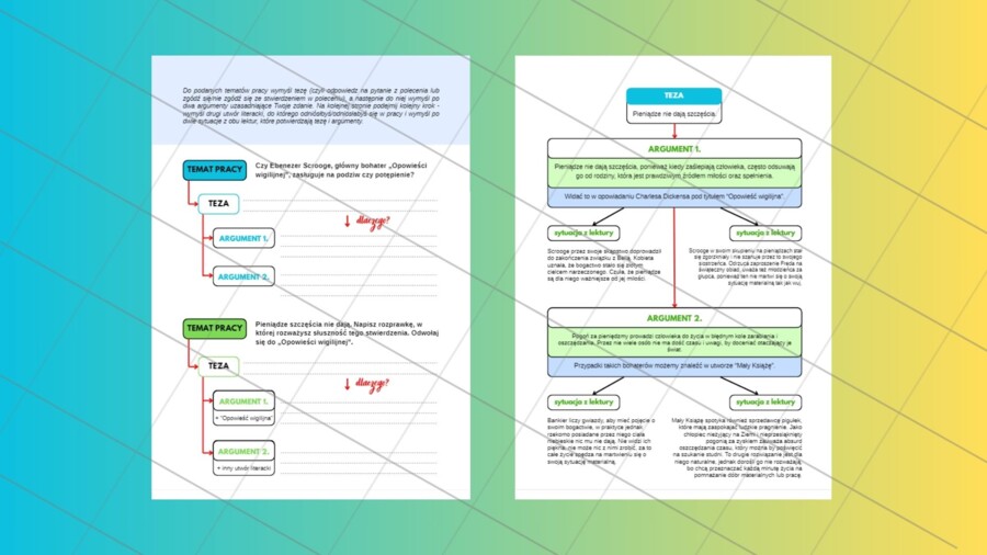 Rozprawka - schemat i ćwiczenia