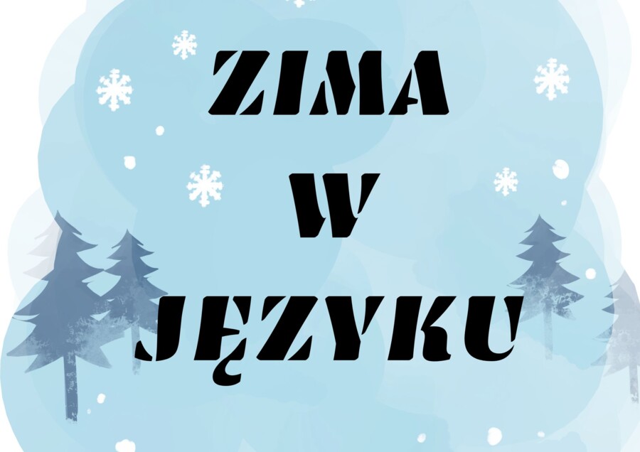 Zima w języku - materiały na gazetkę język polski