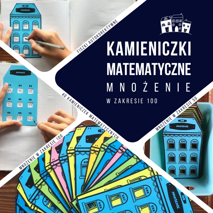 Kamieniczki matematyczne - mnożenie w zakresie 100