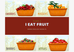 Owoce - I eat fruit - prezentacja