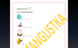 Easter - Święta Wielkanocne - 4 krótkie ćwiczenia + klucz