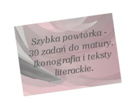 30 zadań do matury
