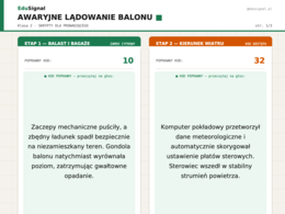 Awaryjne Lądowanie Balonu | Escape room — dodawanie i odejmowanie do 100, klasa 2 | karta ucznia + klucz + fiszki narracyjne
