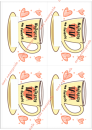 Podkładki pod Merci dla Mamy i dla Taty