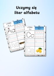 UCZYMY SIĘ LITER ALFABETU