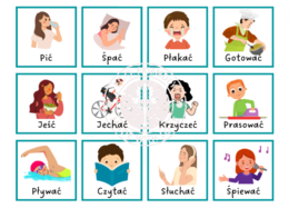 GRA MEMORY CZASOWNIKI JĘZYK POLSKI