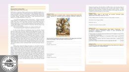 Zestaw arkuszy z tekstami literackimi z lektur nieobowiązkowych