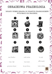 "Frazeologiczny bzdurnik polonisty" - zbiór zadań.