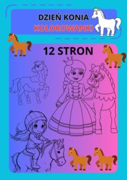 DZIEŃ KONIA 12 KOLOROWANEK