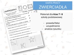 Fizyka 7 i 8. Karta pracy. ZWIERCIADŁA. Optyka.