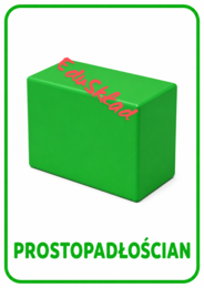 Bryły geometryczne – pakiet kolorowych plakatów do druku