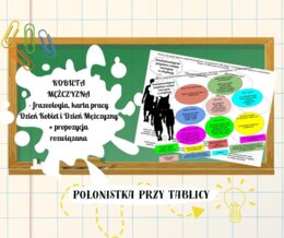 Dzień Kobiet Dzień Mężczyny baba chłop frazeolgia karta pracy