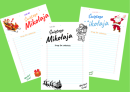 List do św. Mikołaja - Boże Narodzenie - ćwiczenia redakcyjne