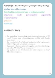 Wzorcowe formy wypowiedzi - przemówienia, rozprawki, opowiadania twórcze. Przykładowe wypracowania z analizą kolorystyczną. Egzamin ósmoklasisty