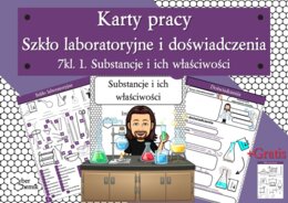 Karty pracy- Klasa 7. Chemia - Szkło laboratoryjne i doświadczenia