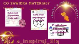 Baśnie: "Kopciuszek", "Bajka o rybaku i rybce", "Królowa pszczół", cechy baśni - karty pracy, scenariusz lekcji, zadania