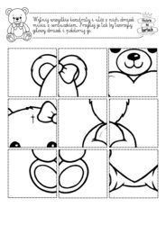 Dzień Pluszowego Misia - wklejka/karta pracy