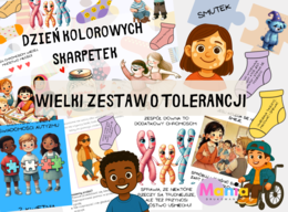 DUŻY PAKIET O TOLERANCJI – AUTYZM – DZIEŃ KOLOROWYCH SKARPETEK | EDUKACJA SPOŁECZNA |