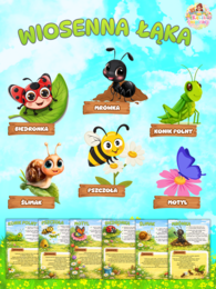 🌼WIOSENNA ŁĄKA – pakiet edukacyjny🐞