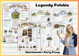 Legendy Polskie sketchnotki i karty pracy