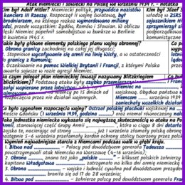 Atak niemiecki i sowiecki na Polskę we wrześniu 1939 r. – notatki i karta pracy