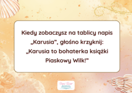Test na uważność do lektury "Piaskowy Wilk"
