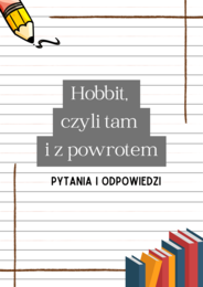 Hobbit, czyli tam i z powrotem – J.R.R. Tolkien | Interaktywne karty do lektury